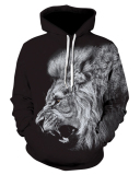 Halloween Skull Ghost 3D Printed Sports Casual Hooded Sweater