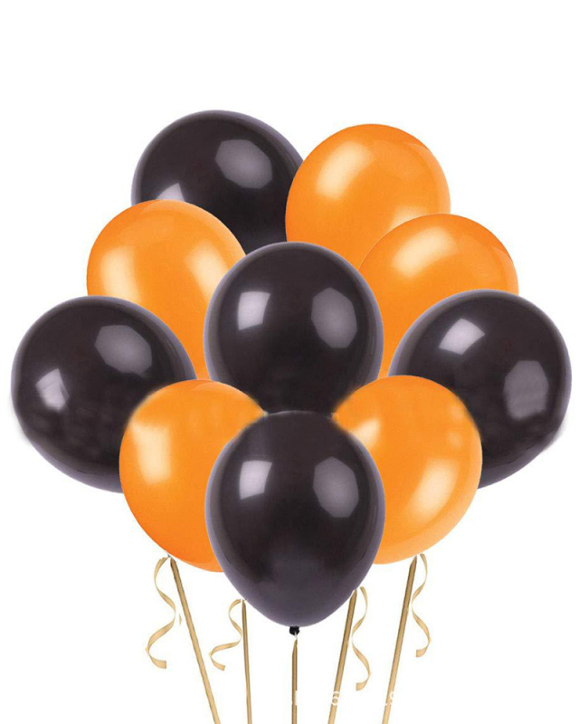 Halloween Balloon Set Halloween Letters Banner Bat Pumpkin Aluminum Film Balloon Decoration