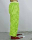 Halloween Green Fur Monster Grinch Cosplay Santa Suit Party Costume Suit