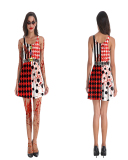 Halloween Night Dress With Blood-Slimmed Waistcoat Costume