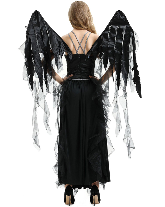 Angel Black Good Quality Women Halloween Costume