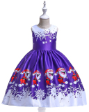 Girls Christmas Party Dance Dress Children's Performance Dress