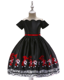 Girls Christmas Party Dance Dress Children's Performance Dress