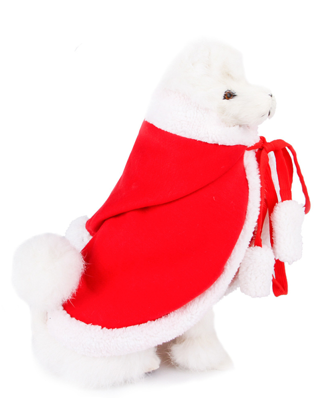 New Pet Dog Christmas Clothing costumes Cat Cloak Hooded Style Keep Warm lovely Cat Dog Clothing for Autumn And Winter wear coat