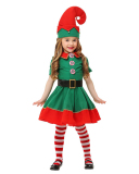 Girls Santa's Helper Costume