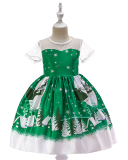 Girls Christmas Party Dance Dress Children's Performance Dress