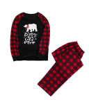 New Christmas Parent-child Set Printed Home Wear