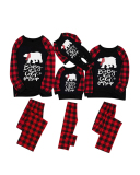 New Christmas Parent-child Set Printed Home Wear