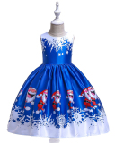 Girls Christmas Party Dance Dress Children's Performance Dress