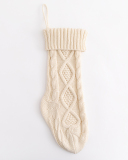 Christmas Big Stocking Candy Knit Gift Decorative Bag(Single)