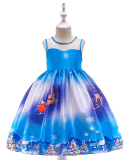 Girls Christmas Party Dance Dress Children's Performance Dress