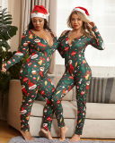 Fashion Christmas Slim Jumpsuit