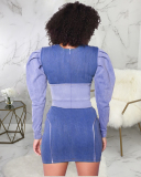 Fashionable Women Long Sleeve Dress