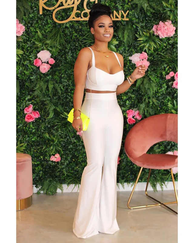 Simple Style Women Two Piece Set
