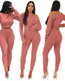 Women Winter Sweater Two Pieces Outfit