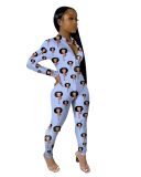 New Printed Fashion Jumpsuit