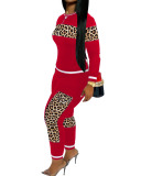 Leopard Printed Women New Two Piece Set