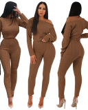 Women Winter Sweater Two Pieces Outfit