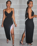 High Cut Women Sexy Irregular Dress