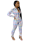 New Printed Fashion Jumpsuit