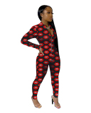New Printed Fashion Jumpsuit