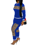 Leopard Printed Women New Two Piece Set