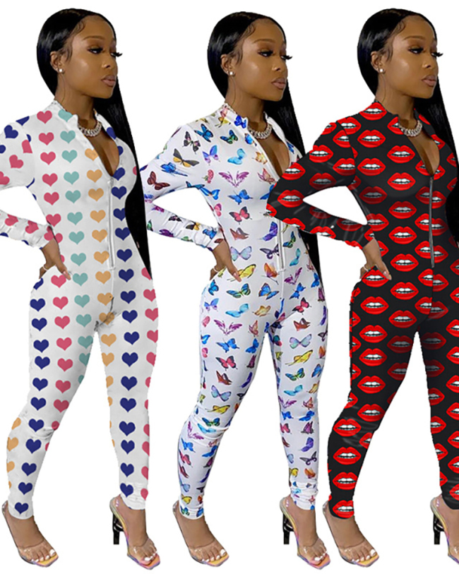New Printed Fashion Jumpsuit