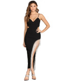 High Cut Women Sexy Irregular Dress