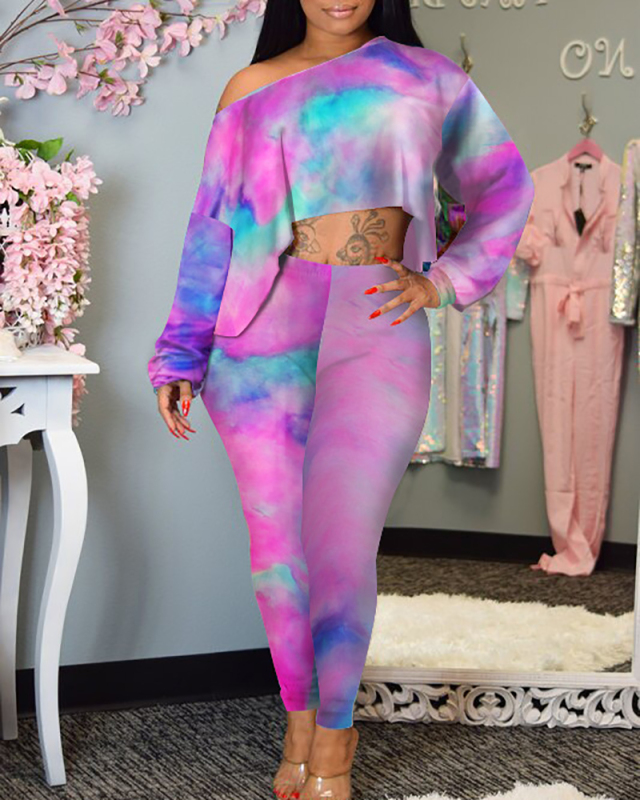 Printed Women Fashion Two Piece Sets