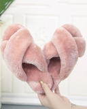 Adults & Kids Home Multi Color Fluffy Slippers