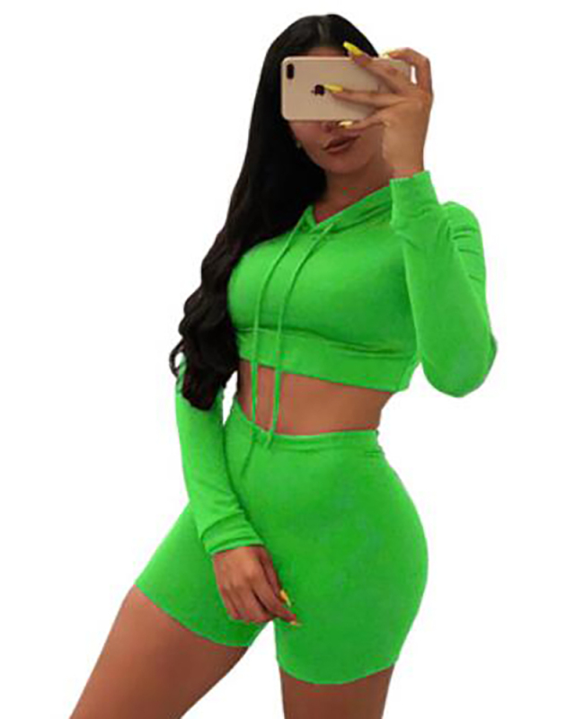 Simple Style Long Sleeve Two Piece Outfits
