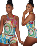 Cartton Printed Cute Girl Two Piece Outfits
