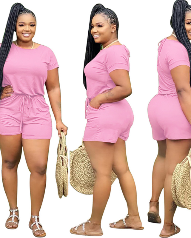 O-neck Women Comfort Jumpsuit