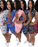 Letter Printed Hot Sale Jumpsuit