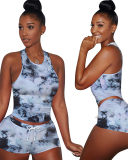 Cartton Printed Cute Girl Two Piece Outfits