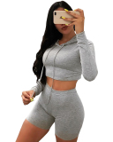 Simple Style Long Sleeve Two Piece Outfits