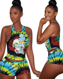Cartton Printed Cute Girl Two Piece Outfits