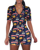 Short Sleeve Printed Onesies