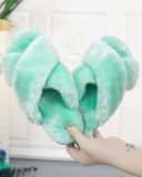Adults & Kids Home Multi Color Fluffy Slippers