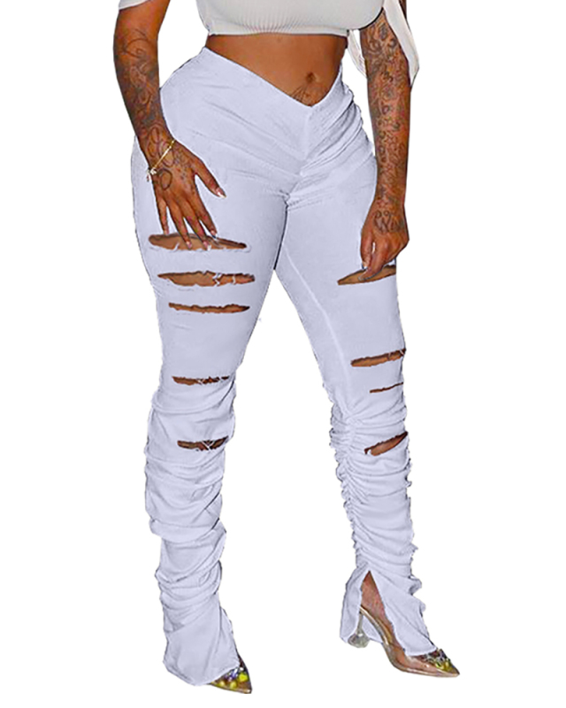 Burn Out Women Fashion Leggings