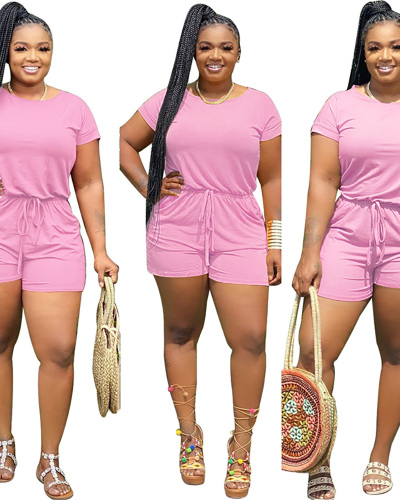 O-neck Women Comfort Jumpsuit