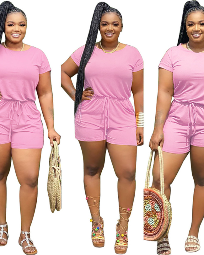 O-neck Women Comfort Jumpsuit