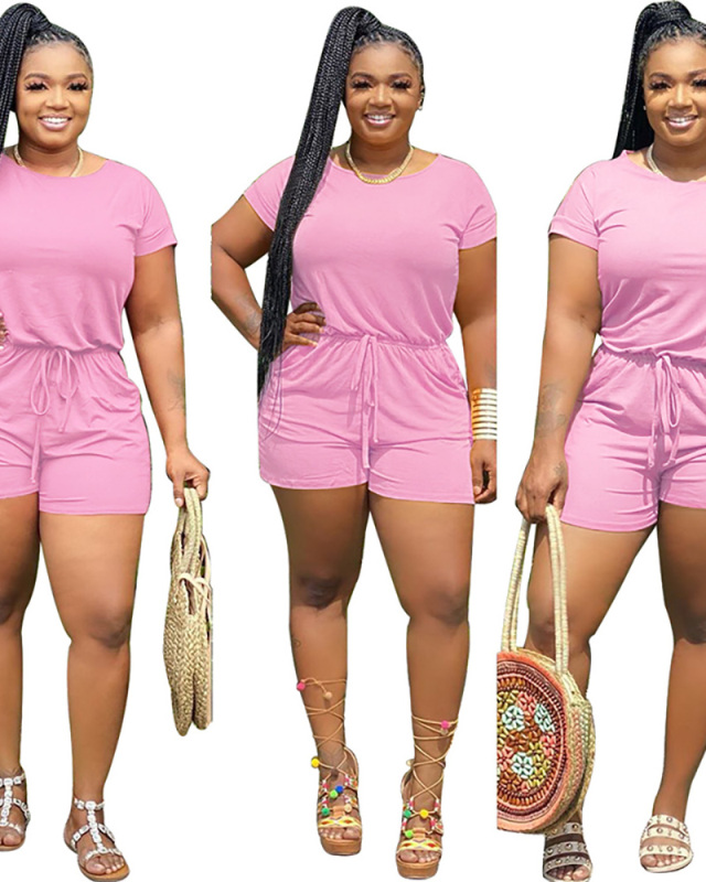 O-neck Women Comfort Jumpsuit