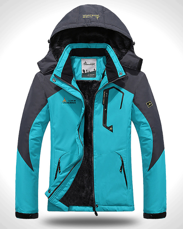 Waterproof Thickened Fleeced Mountaineering Clothes for both Men Women Hooded Warmth-keeping Jacket Multi Color M-6XL