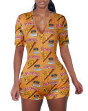 Short Sleeve Printed Onesies