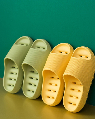 Thick-soled Drainage Bath Bathroom Slippers Summer Indoor Outdoor Soft-soled Quick-drying Sandals Slippers Multi Color 37-44