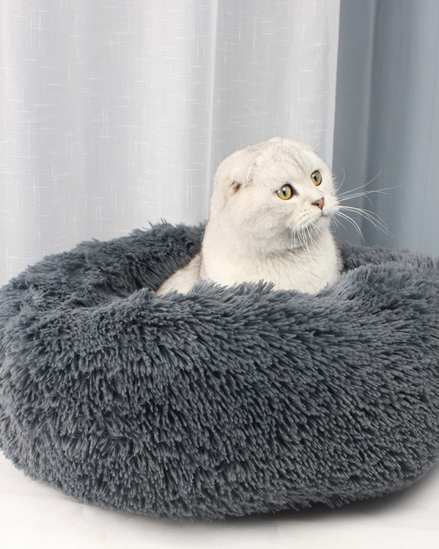 Plush Round-shaped Sleeping Pad Sleeping Bed for Pets Cat Bed Dog Bed Thickened Cat Pad Dog Pad Pet Supplies Multi Color Multi Size