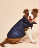 Pet's Contrast Color Double-sided Vest Waterproof Windproof Outdoor Down Jacket Pet Clothes