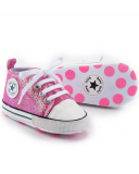 Baby Shoes Boy Girl Star Solid Sneaker Cotton Soft Anti-Slip Sole Newborn Infant First Walkers Toddler Casual Canvas Crib Shoes