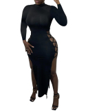 High Cut Women New Hollow Out Sexy Dress S-XXL
